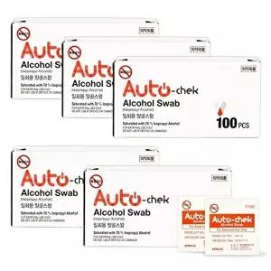 고품질 오토첵 일회용 알콜스왑 500매 알콜솜500매 소독솜 병원알콜솜 소독티슈 손소독 WFIJWCP