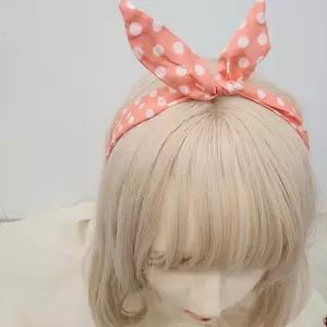 복고 땡땡이 헤어밴드 머리끈 복고풍머리띠 와이어머리띠 땡땡이머리띠