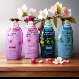 LG 오가니스트 샴푸 컨디셔너 진져 쿨링 비듬케어 아르간오일 체리블러썸 아보카도