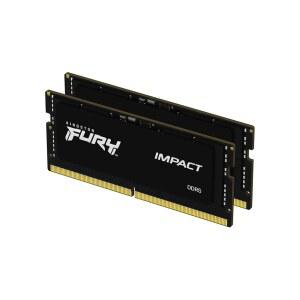 킹스턴 퓨리 임팩트 64GB (2x32GB) 5600MT /s DDR5 CL40 노트북 메모리 키트 2개 | 저전력 소비 인텔 XMP 3.0 플러그 앤 플레이 KF556S40IBK2-64