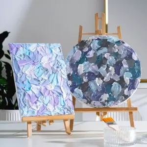 백드롭 페인팅 DIY재료 공예 공작 키덜트 DIY 캔버스 패키지 원형 직사각 고급 취미용