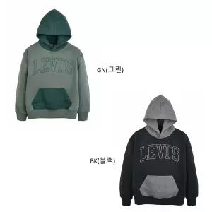 매장정품 LEVI'S 리바이스 리바이스키즈 V254SW389P - 클래식컬러블럭후드기모맨투맨 991028
