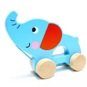 걸음마연습 끌기놀이 코끼리 바퀴자동차 8개월 영아장난감 오감자극 영유아 발달완구