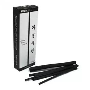 홀아트 자연목탄 미술용품 4000 10자루 그림 재료 목탄 숯탄 미술용 스케치 드로잉