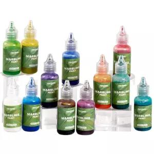 물과기름 질감놀이 마블링기법 유아 미술키트 창의력향상 홈스쿨링 방학선물 교구용