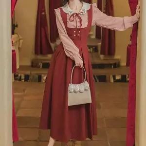 경성의상 레트로의상 투피스 블라우스 복고의상대 복고의상대여 경성드레스 경성시대옷