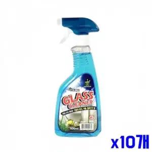 WL 레몬향 다용도 유리세척 스프레이 600ml x10개 유리세정제 유리세척제 유리청소