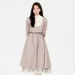 개화기의상 복고의상대여 레이스 경성시대옷 핑크 복고의상 복고풍원피스 개화기의상