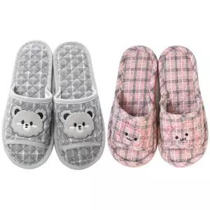 커플 1+1 남여 퀼트 3중쿠션 실내화 냉기차단 층간소음방지 편한슬리퍼