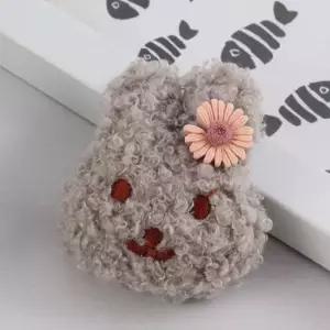 귀여운 브롯지 털실브로치 그레이 토끼 인형뱃지 붕어빵브로치 진주브로치 정장브로치