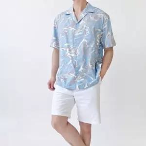 휴양지 오버핏 남자 셔츠 비치 반팔 바캉스 남방 바캉 휴가룩 바캉스룩 휴가 비치웨어