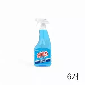 WL 윈덱스 유리세정제 500ml X 6개 본품 자동차유리 유리창청소세제 거울세정제 유리세제