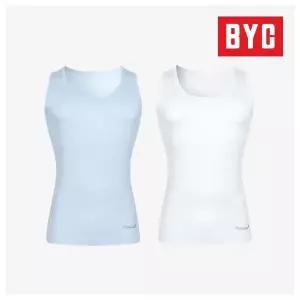 BYC 메가스타 주니어 남아동 순면 런닝 민소매 BTR9002