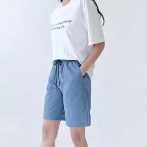 남여 여름 밴딩팬츠 여행 휴가 패션 반바지 홈웨어 커플밴딩팬츠 커플룩비치웨어