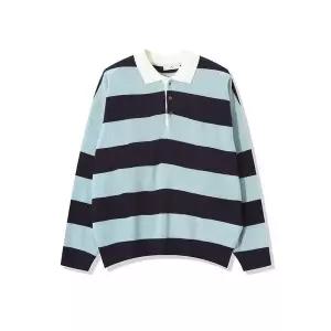 [리빌모아]남자 단가라 럭비 카라넥 긴팔 니트티 AC KN Q61 소라_P415653347