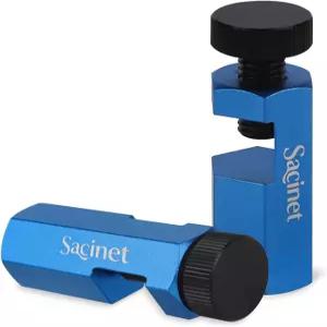 스피드 스퀘어 및 원형 톱 가이드를 위한 업그레이드된 계단 게이지 세트 홀더 카라비너로 놓치기 어려운