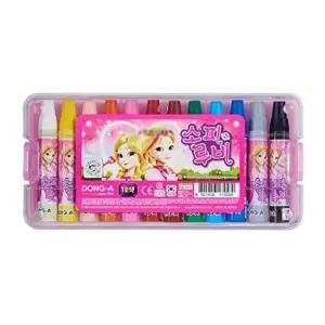 고품질 동아크레파스 12색 여 디자인랜덤 여아크레파스 파티시엘크레파스 동아크레파스 WFIQ9AD