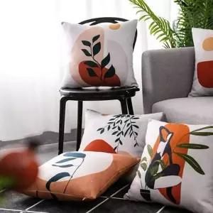 감각적인 523JIN98 인테리어 미니멀 추상적 쿠션(쿠션커버 솜)