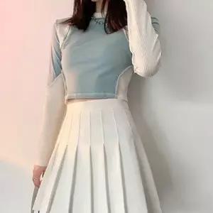 치마 ST230408 주름 무지밴드 플리츠 WD547FB