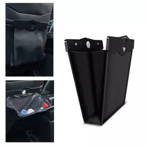 인조가죽 휴지통 차량용 자석 수납포켓