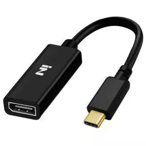 USB3.1 C타입 to DP Ver1.2 컨버터 슬림 IN-U31DPBK