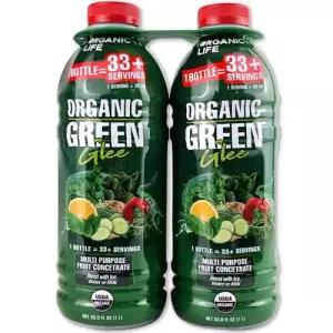 [해핑] 코스트코 오가닉라이프 유기농 그린글리 2L(1L x 2병) 그린 스무디 농축 주스