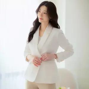 [시크라인] (~XXL까지) 키우콘 더블 브레스티드 자켓 봄 가을 아우터 간절기 하객룩 오피스룩 모임룩 격식룩 빅사이즈