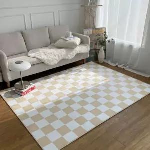 한스갤러리 카페트 마이크로 체크 버터옐로우 150X200 BNS