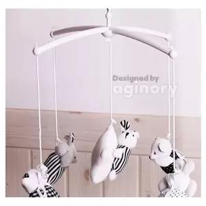 천정고정판 십자형 모빌대 모빌홀더