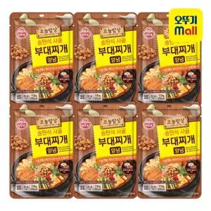 [본사직영] 오뚜기 오늘밥상 송탄식 사골 부대찌개양념 110g 6개