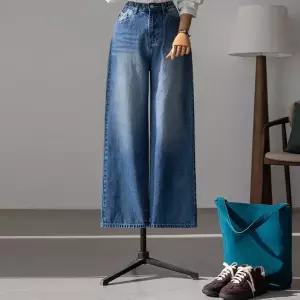 (안나앤플러스) A. 레린 워싱 밴딩 데님[데님D1112R04] 빅사이즈