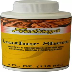 피빙의 가죽 광택 아크릴 마감재(4온스) - 부드러운 부츠 가구 재킷 벨트를 컨디셔닝하는 왁스 탑 마감재