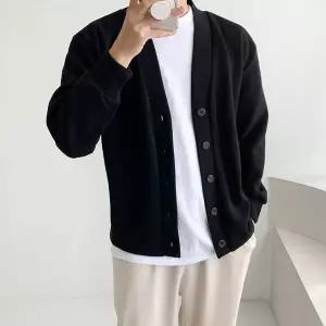 [하프클럽/코디제이]남자 M 9컬러 오버핏 베이직 가디건 3XL까지 봄 가을 데일리 간절기 빅사이즈