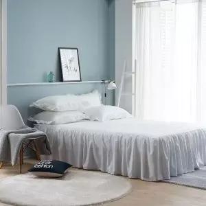 [알티피아]루시 침대스커트 Q 화이트 여름 사계절 국산 향균