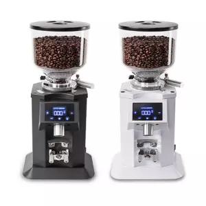 제니오맥 그라인더 블랙 화이트 전자동 업소용 카페 원두 커피 그라인더 74mm 티타늄버