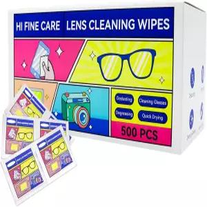 안경 클리너 물티슈 안경용 렌즈 /Sunglass /안경 클리닝 청소 개별 포장 모든 표면에 안전(500PCS)