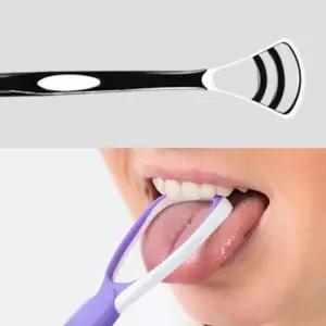 입냄새 제거 혀 양면 클리너 삼중 혀칫솔 부드러운 백태 제거기