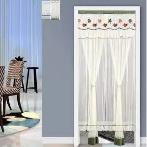 레이스 문가리개 커튼 방문 주방 가림막 120x210cm
