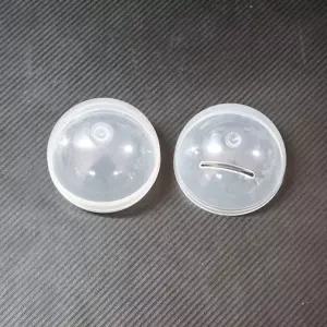 뽑기캡슐 58x65mm 전체투명 타원형 토이 저금통 추첨 당첨 생일파티