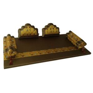 전통보료 오색모빌 왕실 궁중 3cm 예단 A. 그룹, 붉은 고밀도 스펀지 레드