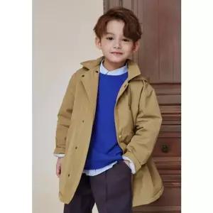 [갤러리아] 빈(BEEN) 초등 키즈  베이지 더블 반코트 (BA11CT01BG)