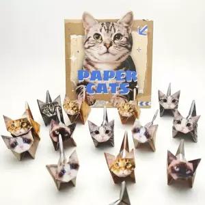 강아지 고양이 공룡 종이접기 키트 종이 페이퍼 DIY 쓸데없는 만들기 우정 선물