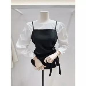 [갤러리아] [LAP]사이드셔링뷔스티에세트 블라우스 (AS1EXS40)