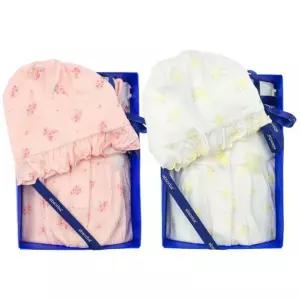 [갤러리아] (압소바출산,백일,아기바디슈트,신생아내의)미모리코튼모달바디슈트(모자)(A11-10626)