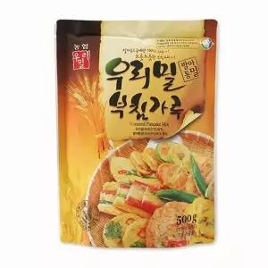 국산밀 100 한국 우리밀 농협 우리밀 부침가루 500g (2+1) 총 3개