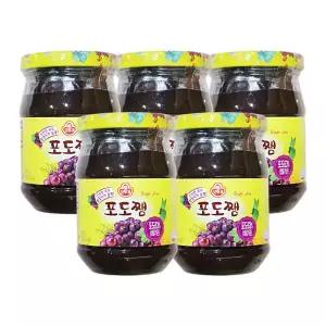 오뚜기 포도쨈 300g 5개 잼 토스트 식빵