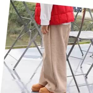 주니어 기모 이지 웨어 와이드 밴딩 통 바지 팬츠