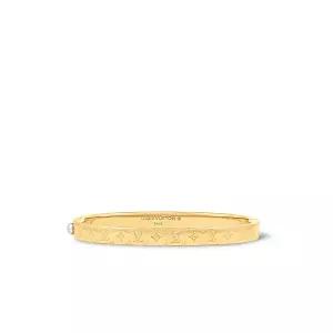 루이비통 나노그램 팔찌 골드 M1029S