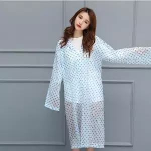 도트무늬 레이니 우비(블루)