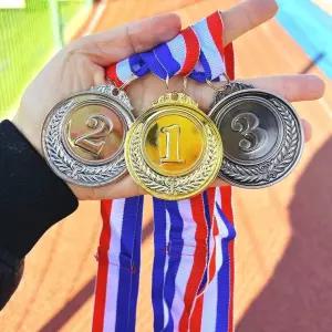 메달줄 완주 인기 목걸이메달 금은동 상메달 우승 기념메달 메달 신상품 시상